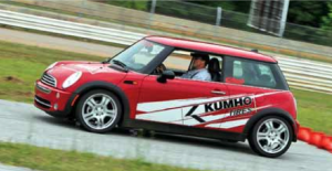 Kumho Tires rolled out this New Mini for wannabe hot shoes and pro drivers alike to strut their collective stuff