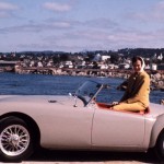 Marilyn and the MGA in 1961.