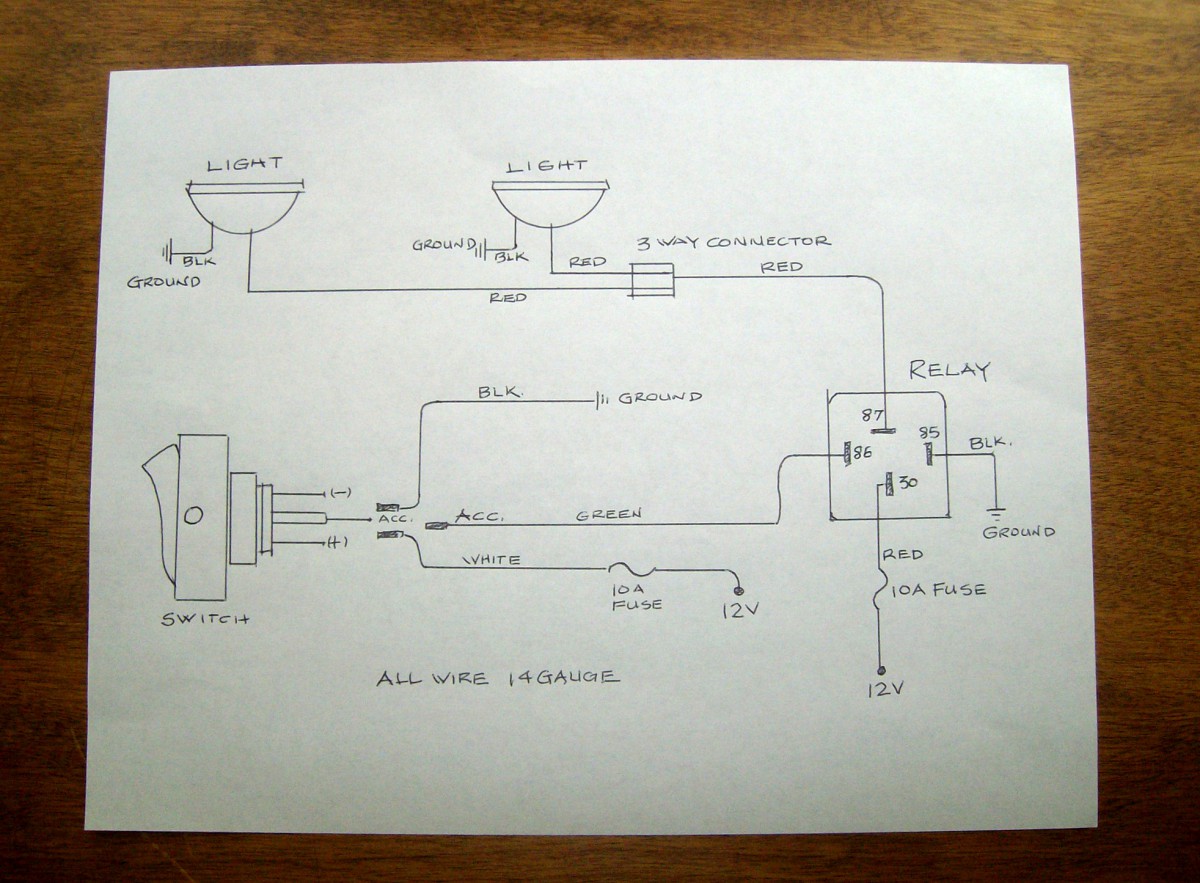 Fog Light Wiring Diagram Download from www.mossmotoring.com