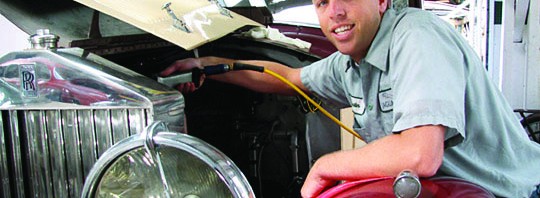 ...and 30 years later this is me working on the same car in the same shop.