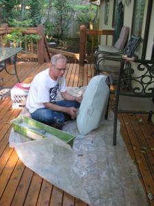 Many, many hours of sanding.