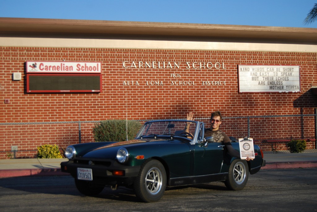 We are restoring a 1978 MG Midget 1500 "Nemo" which we rescued from the cold and snow of Denver and brought to the warmth of So Cal. So far we've overhauled the electrical and brake systems, and the to-fix list continues to grow. We recently added a 1974 Mrk III MG Midget "Bruce", making us LBC collectors, I guess. We are both engineers and are enjoying the learning process that comes with keeping these old cars running. Our goal for this year is to get Nemo running reliably enough to visit Moss HQ. +Blake and Mel