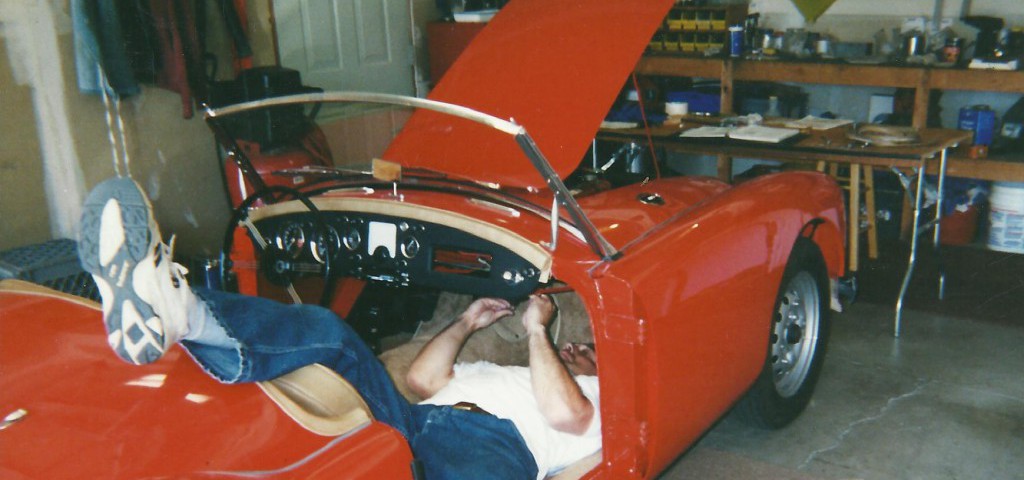 Dad S Little Red Car A Family Affair With An Mga Moss Motoring