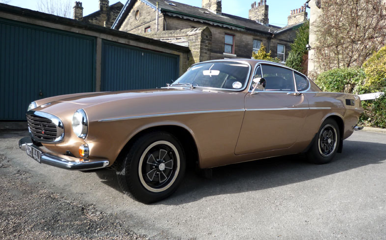 Restored to concours condition this Volvo 1800 is believed to be the only survivor finished in its original gold over black color scheme