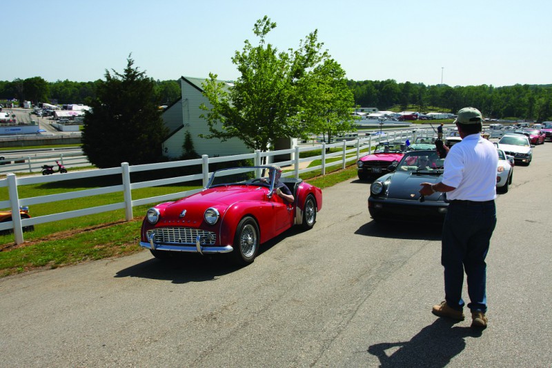 Several times each day spectators were allowed to take some touring laps around the famed 2.54-mile Road Atlanta track.