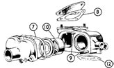 TRs and Jags originally had special thermostats with sleeves that control a bypass tube connected to the thermostat housing. Moss offers replacements (434-155).