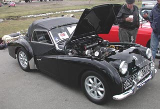 Bob recently had the interior redone and the car repainted. Car-show fans wholeheartedly approve of the work.