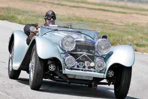 Another crowd favorite was Jason Len's beautiful Jaguar SS100 replica, which he entered in the pre-war exhibition class.