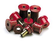 Prothane performance poly bushings match the component’s material density to its function. Special Teflon grease (included) for some applications helps make these bushings long lasting and quiet.