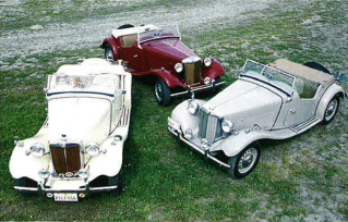 three cars