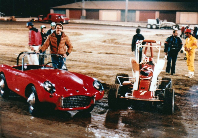“Ventura Speedway, mid-80’s. Promoter let me take my Berkeley on the track after the midget races. The drive from Santa Barbara south to Ventura is 30 miles, follows the 101 highway along the Pacific Ocean. Should be no big deal but, starting for home in the dark around 11pm ... well you start hearing all the sounds—every Berkeley owner knows them. Remember, no cell phones! Only telling someone when I ‘should’ be home. Made it safe and sound, in fact, purring along the coast in the open Berkeley—can't be better than that!”