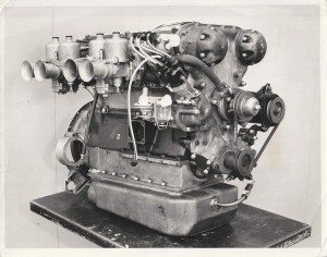 Commissioned for the 1960 LeMans race, the advanced 20X “Sabrina” double overhead cam engine was capable of 150 bhp in racing trim—an impressive figure for a 2 litre engine of that era.
