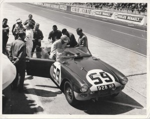 The TRS race cars built to compete at Le Mans didn’t achieve great success during their first attempt at Le Mans in 1960. It was the following year that they would shine, finishing 9th, 11th and 15th overall—and winning Triumph the prestigious Manufacturer’s Team Prize